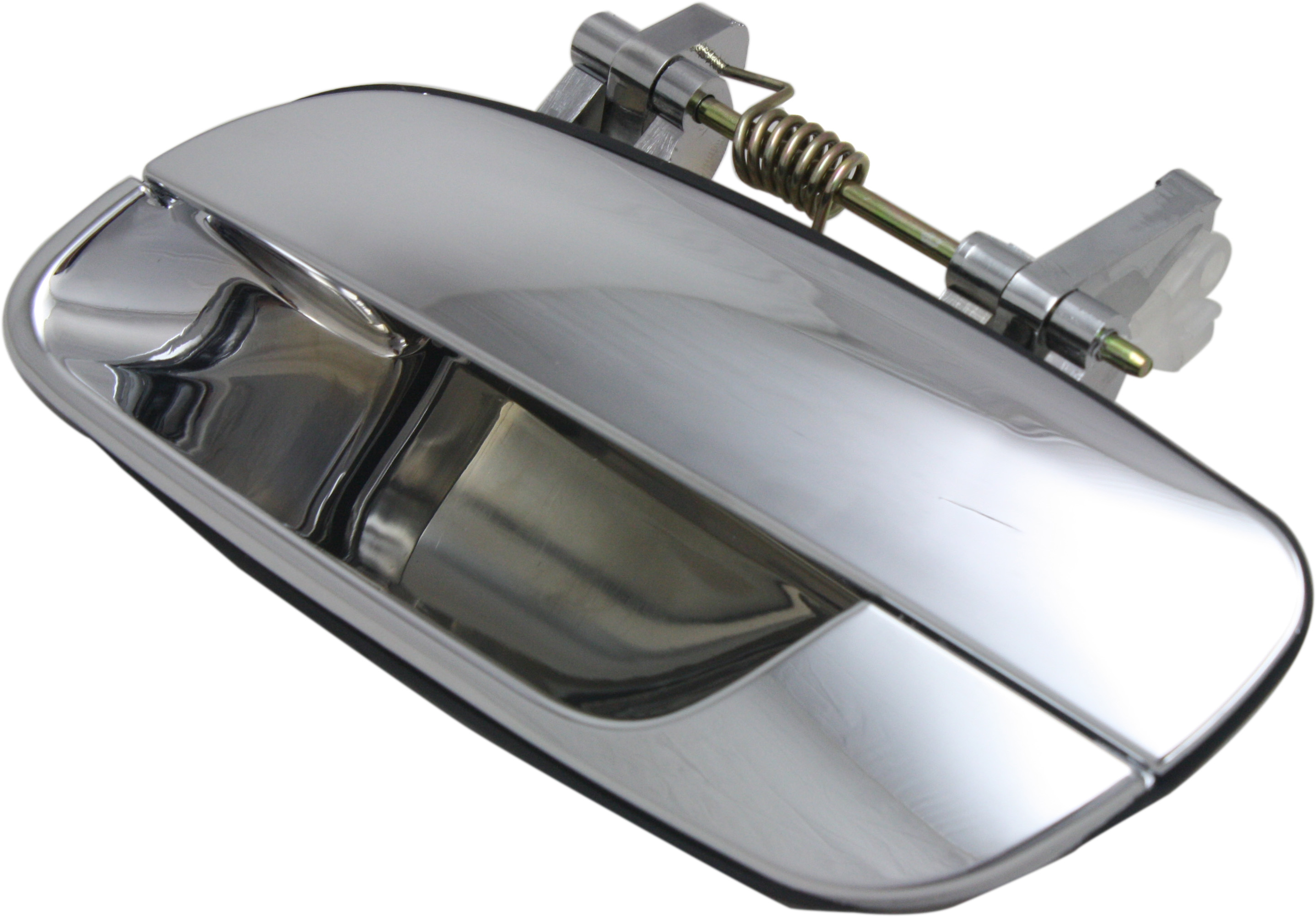Replacement REPH491542C Exterior Door Handle Compatible with 2001-2006 Hyundai Elantra Rear, Left Driver Chrome