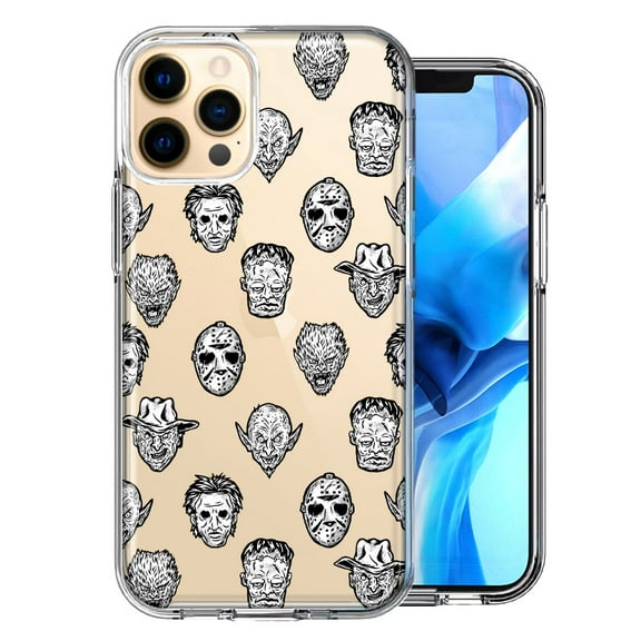 MUNDAZE For Apple iPhone 11 Pro Halloween Horror Villains Design Double Layer Phone Case Cover