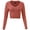 MAUVE, variant on FashionMille Women Regular Slim Fit V-Neck Crop Top Long Sleeve Pullover Cable Knitted Sweater Top