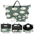 thumbnail image 2 of Travel Duffel Luggage Bag Sports Duffle Bag Gym Bag with Zipper Green Baseball Pattern, 2 of 7