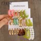 thumbnail image 2 of Bonitos pendientes acrílicos de 17KM, conjunto para mujeres y niñas, pendientes de gota de resina de colores dulces a la moda, conjunto de pendientes, joyería de fiesta Tan Jianjun unisex, 2 of 2
