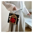 thumbnail image 3 of Gothic Vintage Baroque Handbag for Women Lolita Shoulder Bag Party Club Chain Clutch, 3 of 4
