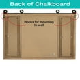 thumbnail image 4 of Excello Global Products Rustic Wood Chalkboard with Four 4x6 Hideaway Photos: Large Wall Mounted Magnetic Chalk Board, Perfect for Kitchen Dcor, Restaurant Menu, Bulletin Sign - EGP-HD-0148, 4 of 6