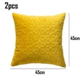 thumbnail image 2 of Funda de almohada de terciopelo de 2 piezas en casa funda de almohada a cuadros hexagonal, 2 of 5