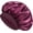 Purplish Red, variant on Satin Silk Bonnet for Sleeping, Double Layer Silk Sleep Cap for Men & Women, Soft Satin Lined Bonnet for Curly Hair