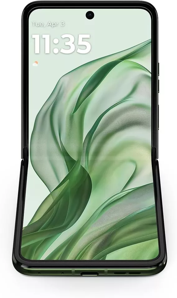 Open Box Motorola razr+ | 2024 | Unlocked | Made for US 12/256 | 50MP Camera | Spring Green Unlocked CellPhone Smartphone