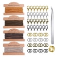 thumbnail image 1 of Abbracc Curb Cable Chain DIY Jewelry Making Beading Metal Crafts Twisted Link Chain for 4Color, 1 of 8