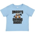 thumbnail image 3 of Inktastic Daddys Skiing Buddy Kids Skis Boys or Girls Baby T-Shirt, 3 of 5