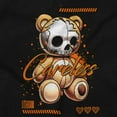 thumbnail image 2 of Urban Careless Teddy Bear Skull Men's Graphic T Shirt Tees Brisco Brands S, 2 of 6