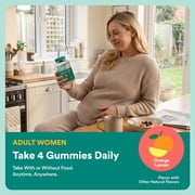 SmartyPants Prenatal Omega 3 DHA Gummies, Prenatal Vitamins for Women to Support Baby Brain Development with Algal Oil, Gluten Free, Clean Label, Orange Lemon Flavor, 120 Gummies (30 Day Supply)