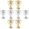 thumbnail image 2 of KAKOWELY 8 piezas de trofeos deportivos de plástico para niños, premios ganadores, copas de trofeo para fiesta de fútbol, 2 of 5