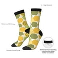 thumbnail image 4 of Logiee Bee honey Print Adult Socks for Men & Women,Calf Socks, Ankle Socks,Boots Socks,Breathable Casual Sock,Unisex Crew Socks, 4 of 6