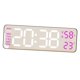 thumbnail image 5 of Reloj despertador LED para dormitorio, reloj de escritorio electrónico con repetición de alarma, pantalla de temperatura de 9 X 1,4 X 3 para niños,, 5 of 9