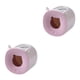 thumbnail image 2 of Bearachild Soporte para cepillos de dientes, organizador de cepillos de eléctrico de drenaje, soporte de almacenamiento para baño Rosado Cornamenta 2piezas, 2 of 6