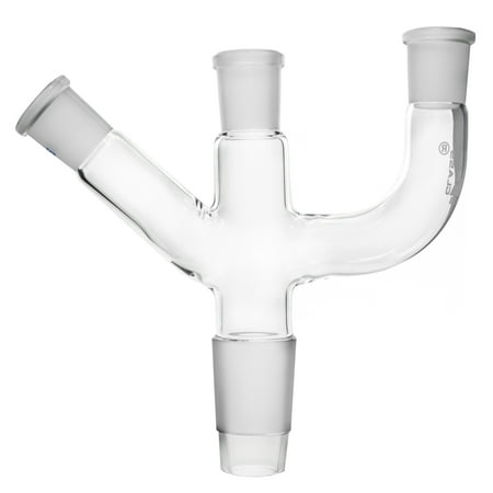 

Multiple Adapter Three Necks - Socket Size: 19/26 - Cone Size: 34/35 - Borosilicate Glass - Eisco Labs