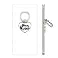 thumbnail image 1 of merry mas quote style ph  stand holder heart bracket universal support, 1 of 3
