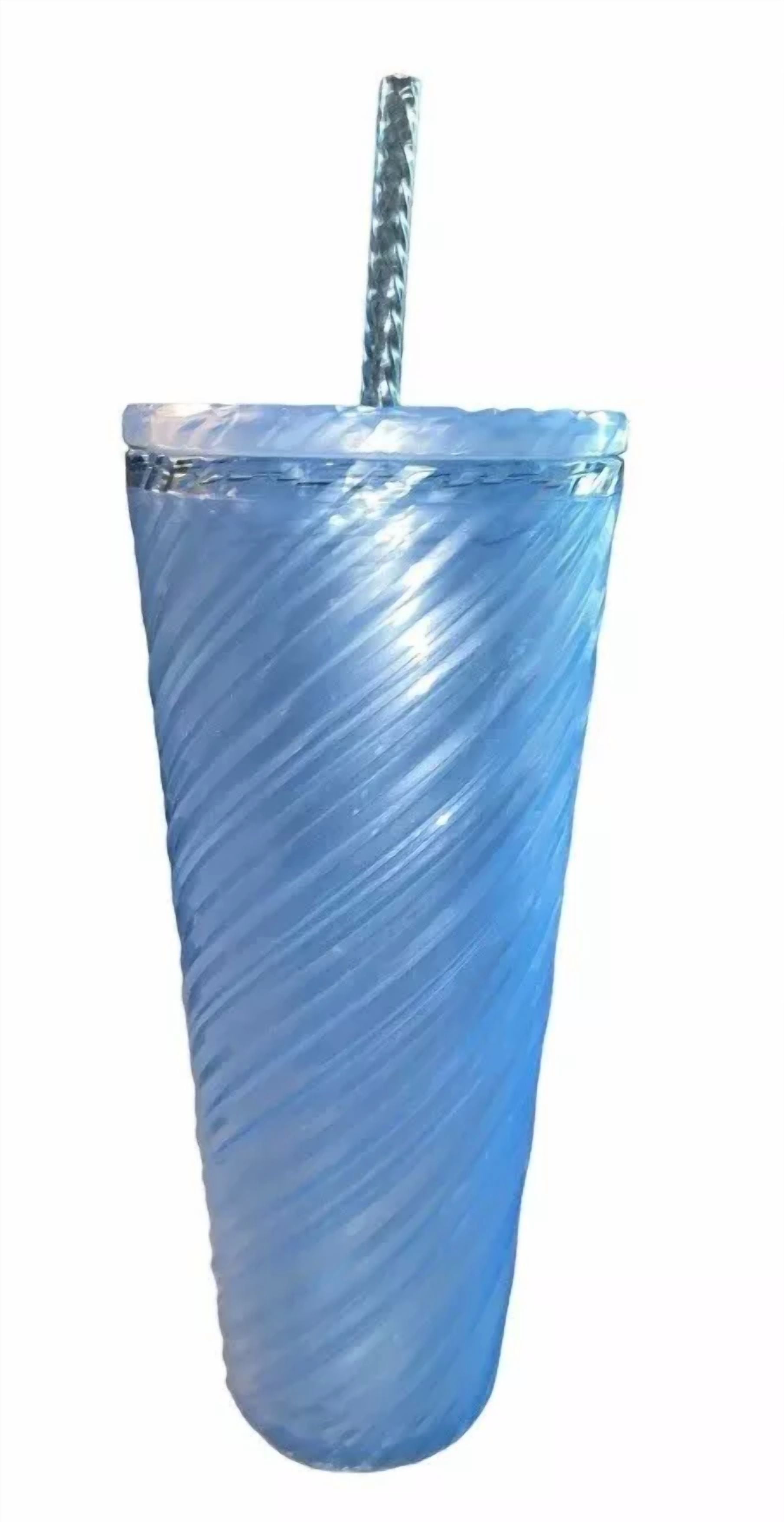 Starbucks Light Blue Swirl Cold Cup, 24oz, Summer 2024 Drinkware -  Walmart.com