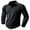 Black, variant on Casual Cotton Sweatshirts for Men Button down Pullover Lapel Long Sleeve Shirt Lightweight Athletic Workout Sweaters Running Tops