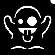 Glimmer Body Art Glimmer Tattoo Stencil - Emoji Ghost (5/pk)