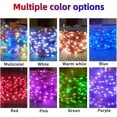 thumbnail image 2 of Clearhill Fairy Lights 2Pack, 32.8FT 100LED Twinkle String Lights Battery Operated with Remote Control, 8 Modes, Timing & Dimmable for Christmas Bedroom Indoor Outdoor Decor (Colorful, 20M 2pack), 2 of 6