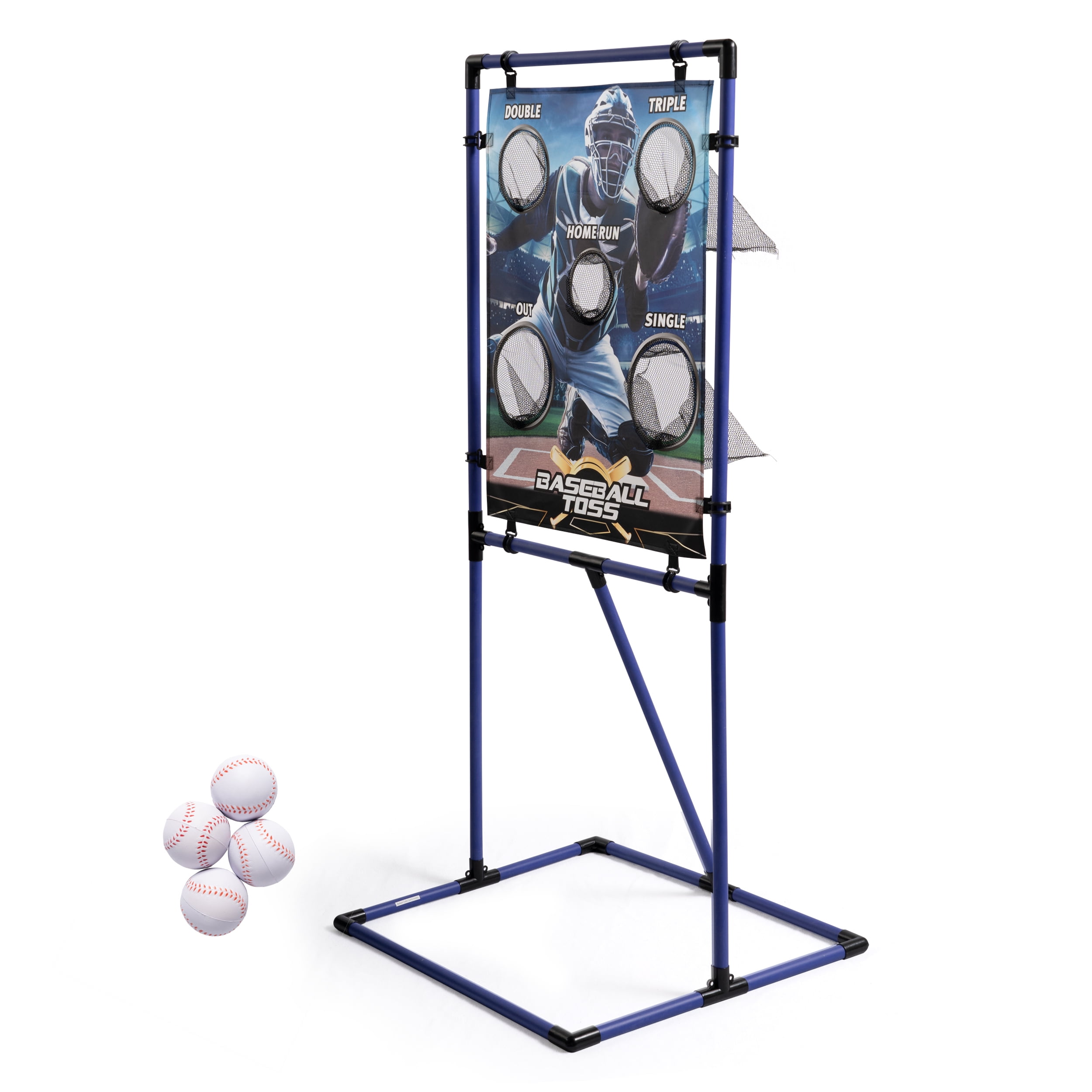 or Backyard Fun Portable Indoor or Outdoor Design for Cookouts Tailgates Sport Squad Target Toss Game Set Choose Either Football Toss or Baseball Toss 