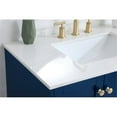 thumbnail image 5 of Elegant Decor Sommerville 36" Steel and Wood Single Bathroom Vanity in Blue, 5 of 8