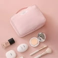 thumbnail image 3 of VONTER Makeup Train Cases Professional Travel Makeup Bag Cosmetic Cases Organizer Portable Storage Bag for Cosmetics Makeup Brushes Toiletry Travel Accessories - PINK, 3 of 8