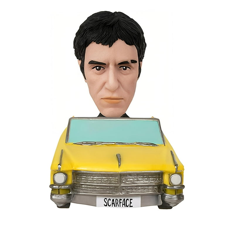 Funko Scarface White Suit Version Wacky Wobbler Bobble Head Car