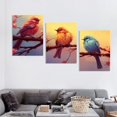 thumbnail image 4 of Ullo0ord  Wall Art  Painting Wall decoration Watercolor oil painting Animal poster canvas print Modern art Living Room Bedroom Bathroom Children's Room Home decoration  12x16x3pcs, 4 of 6