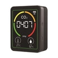 thumbnail image 1 of KLKCMS Air Quality Detector Professional Air Analyzer for Kitchen Greenhouse Office black, 1 of 9