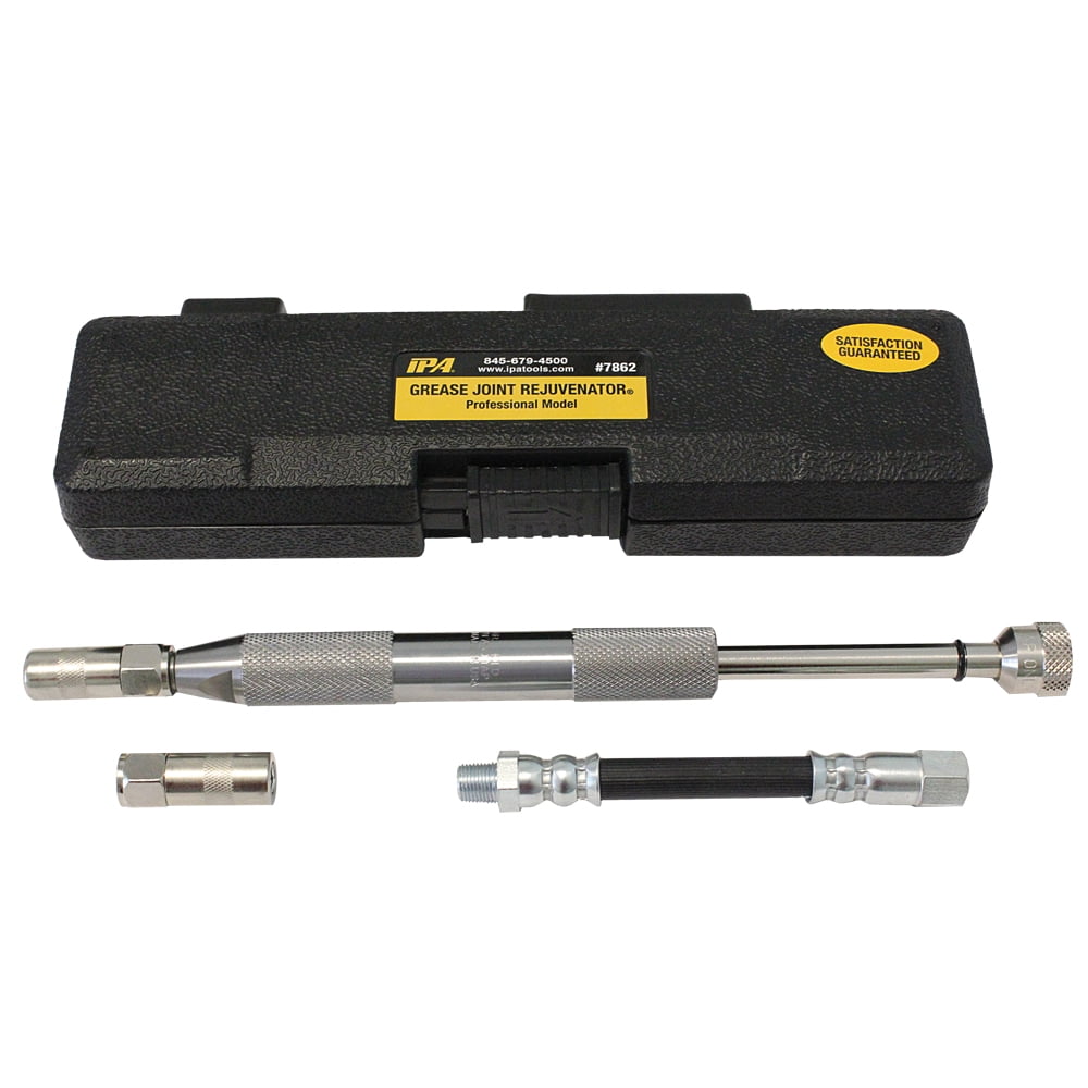 Innovative Products of America Grease Joint Rejuvenator Kit Professional Model for Flushing Out Hardened Grease from Shafts, Bushings, Joints and More