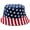 E-dark Blue, variant on YOUI-GIFTS Bucket Hat Unisex American Flag Summer Beach Sun Cap for Women Men Cotton Packable Reversible Print Travel Headwear