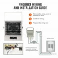 thumbnail image 5 of SKYSHALO 10000-Watt Electric Garage Heater Digital with Remote Ceiling/Wall Mount, 5 of 9