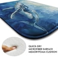thumbnail image 6 of Whale 1178 Non-Slip Memory Foam Bath Rug: Absorbent, Quick-Dry, Machine Washable, Soft & Comfortable - S, 6 of 7
