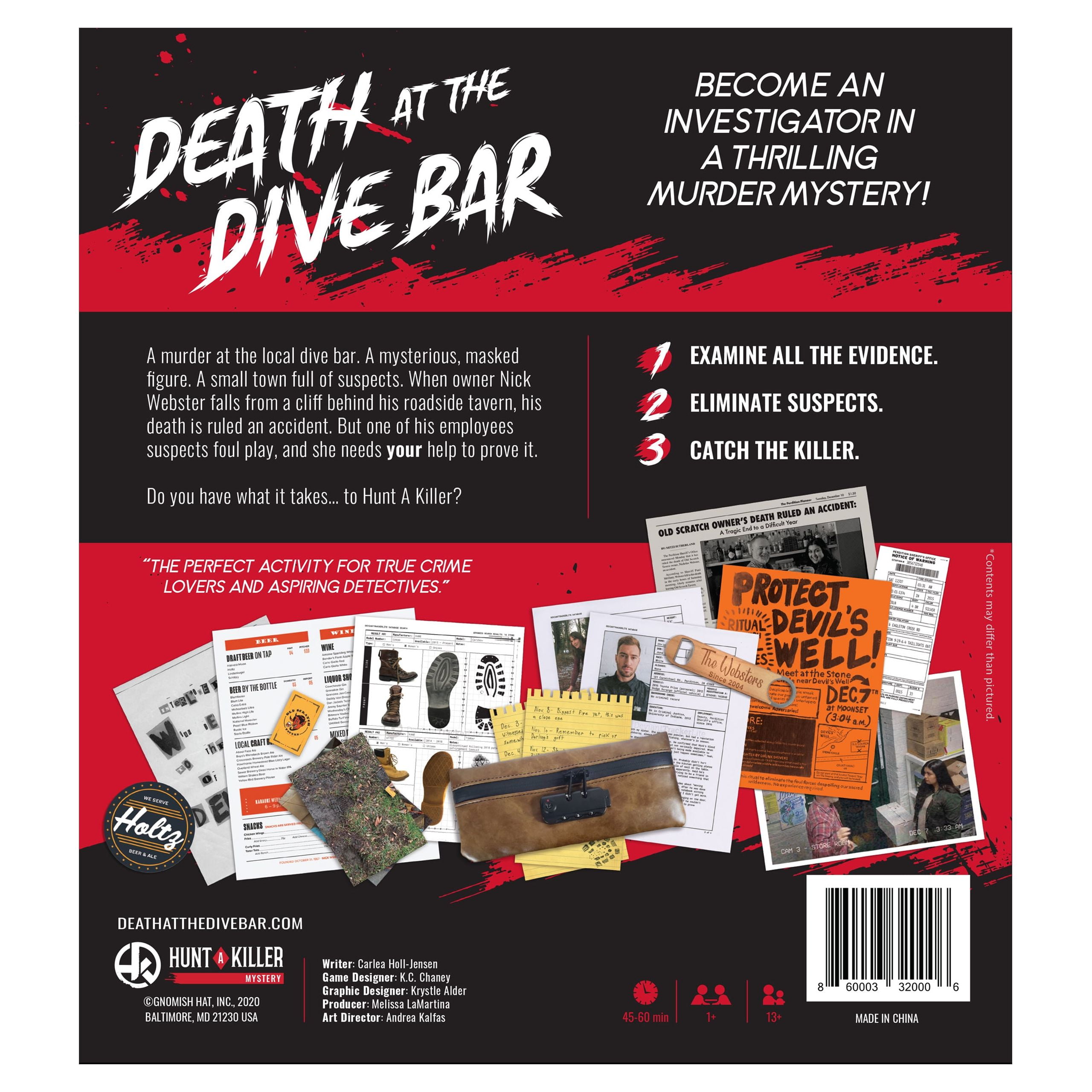 Hunt A Killer: Death At The Dive Bar Murder Mystery Game : Target