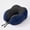 Dark blue, variant on Memory Foam Travel Neck Pillow, U-Shaped Support Pillow with Eye Mask Earplugs Storage Bag for Airplane Car Train Sleep