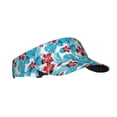 thumbnail image 2 of Yiaed Hawaiian Style Print Sport Sun Visor Hats Adjustable Empty Top Baseball Cap Cotton Ball Caps for Women and Men, 2 of 5