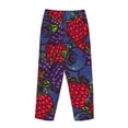 thumbnail image 5 of Balery Wild Berries print Women's Pajama Pants,Ultra Lightweight Pjs,Lounge Pant-Large, 5 of 9