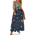 thumbnail image 1 of Aviones de papel voladores Vestido sin mangas Vestidos de noche elegantes para mujer 2024 Vestidos de baile, 1 of 7