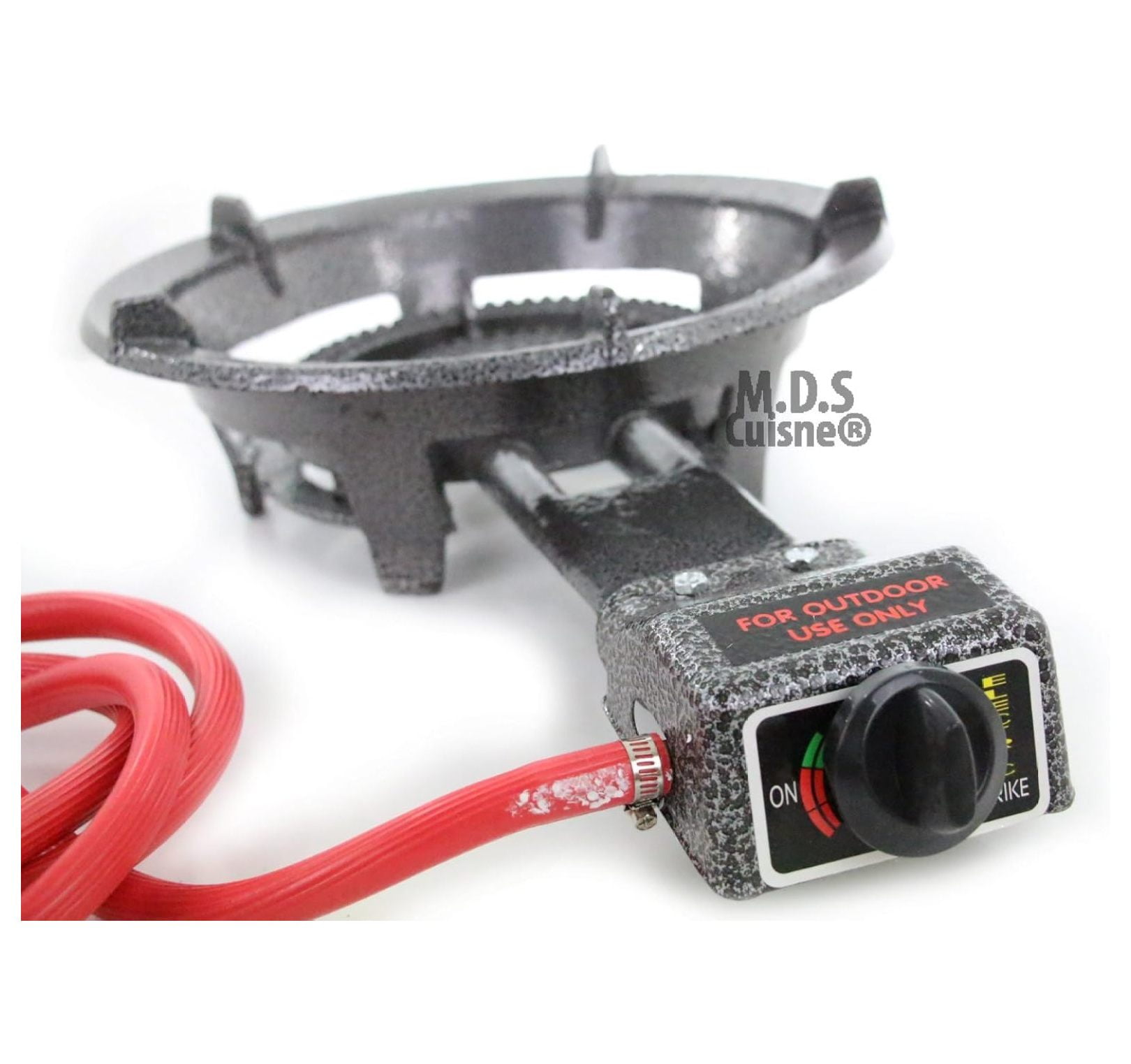 Propane Single Big Large Gas Burner Portable Stove Camping BBQ with Hose & Regulator
