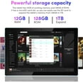 thumbnail image 5 of Android 13 Tablet with Keyboard, 10 inch 2 in 1 Tablets, 12GB RAM+128GB ROM 2.0Ghz CPU Tableta, 2.4G/5G WiFi6 BT 5.0 Tablet PC, 1280*800 HD Tablet with Case Mouse Stylus Film, 6000mah Battery Tablet, 5 of 11