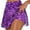 hwj# Purple129, variant on Women'S Fashion Sequin Skirts High Waist Solid Color Short Skirt Ruffles Sparkly Shiny Athletic Tennis Skorts With Shorts Loose Skater Stylish Stretchy A Line Mini Skort,Silver,XL