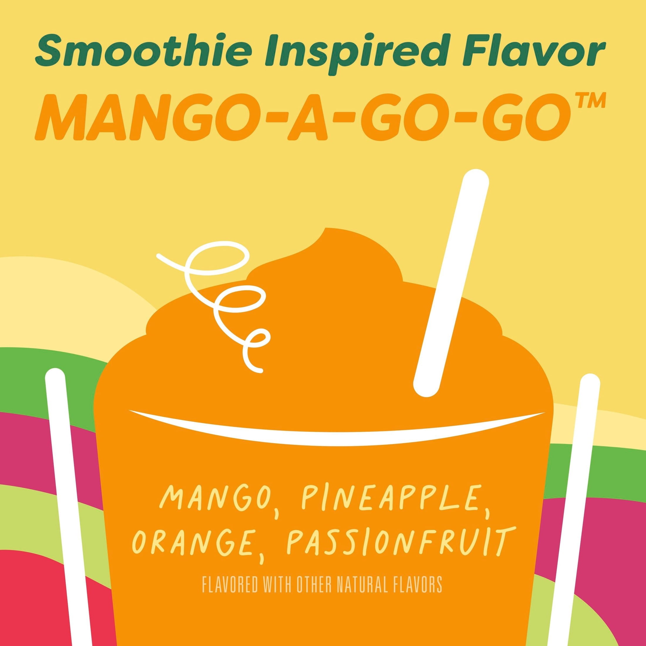 Jamba Fruit Flavored Snacks, Mango-A-Go-Go, Gluten Free Snack, 16.8 oz (14 Pouches)