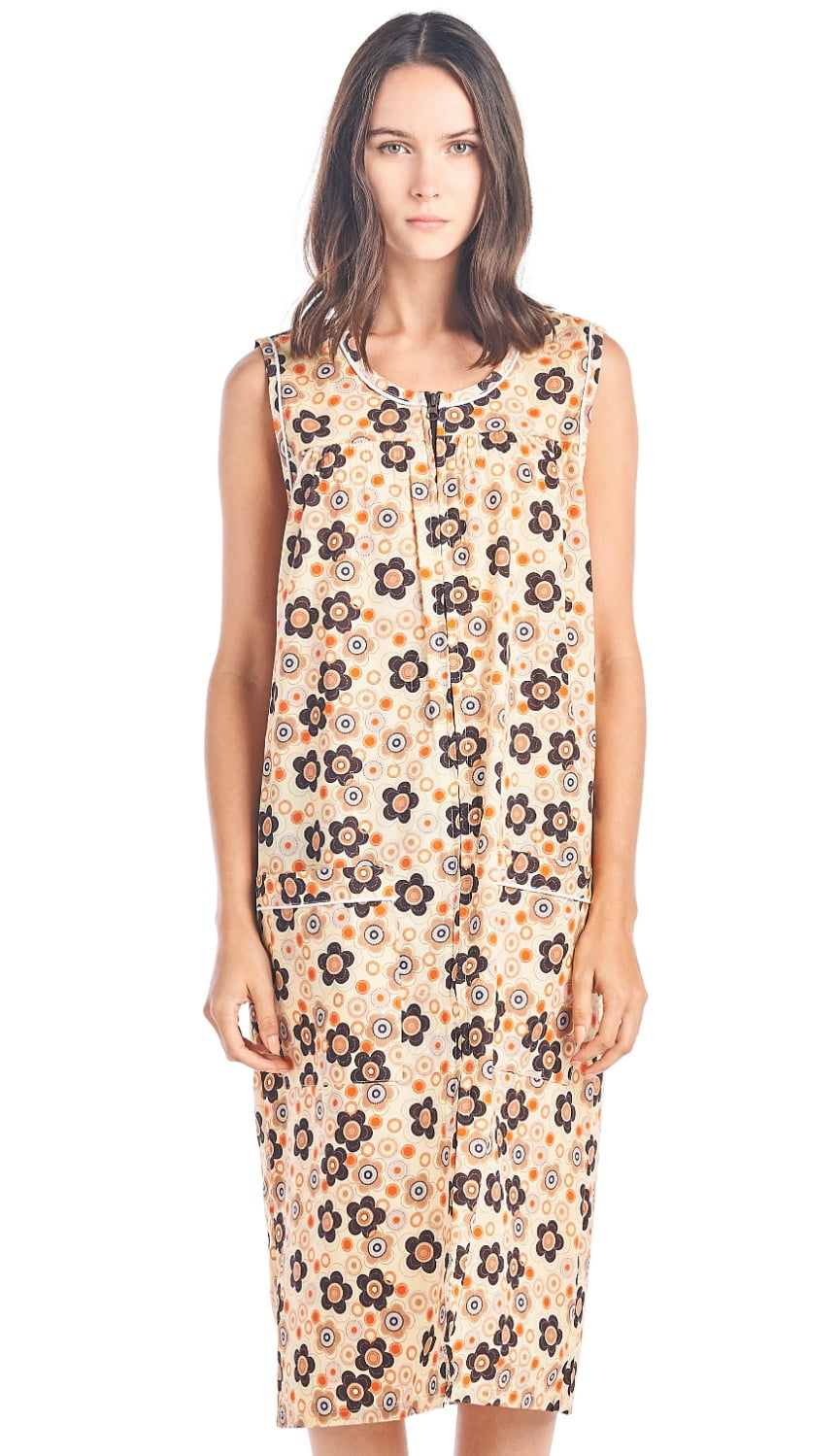 sleeveless duster robe
