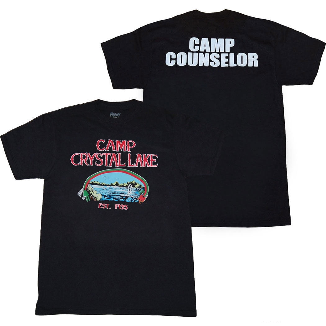 Friday the 13th Camp Crystal Lake Running Team Voorhees Charcoal Gray T-Shirt 