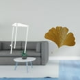 thumbnail image 2 of Mesita de noche,Mesa auxiliar de acrílico transparente,mesa auxiliar transparente de 2 niveles,Esculturas de pared de hojas,Esculturas de pared de hierro forjado con hojas de ginkgo,Escultura, 2 of 8