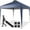 Navy Blue, variant on 10'x10' Pop Up Canopy Tent with Vented Roof,One Push Setup I-nstant Shade Shelter for Beach, Camping, Events,Includes STO-N-Go Bag, 8 Stakes, 4 Ropes & Sandbags Commercial-Grade