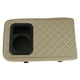 thumbnail image 1 of Funda del Consola Central del Coche Almohadilla del Consola Central con Soporte para Vaso 13.39"x7.48"x2.76" Negro Beige Cuero Nappa, 1 of 1
