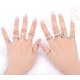 thumbnail image 4 of 25-40 Uds. Anillos para nudillos para mujeres, conjuntos de anillos apilables para niñas, anillos de dedo articulados Retro bohemios Vintage para mujeres y hombres, 4 of 5