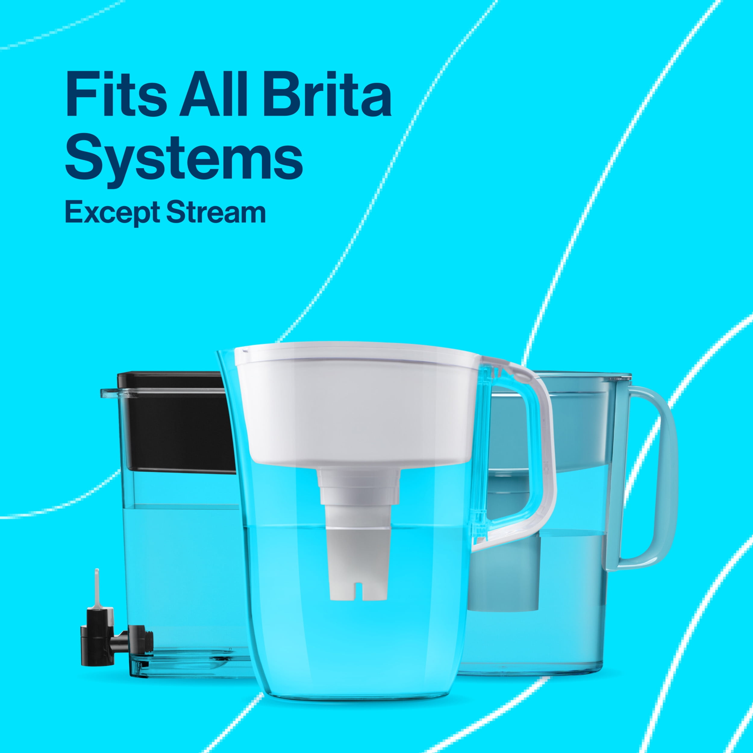  Brita 3 Count Water Filter Pitcher Advanced Replacement Filters  (Packaging May Vary) (3 Pack) : Tools & Home Improvement